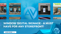 Ultra-Bright Window Digital Signage banner