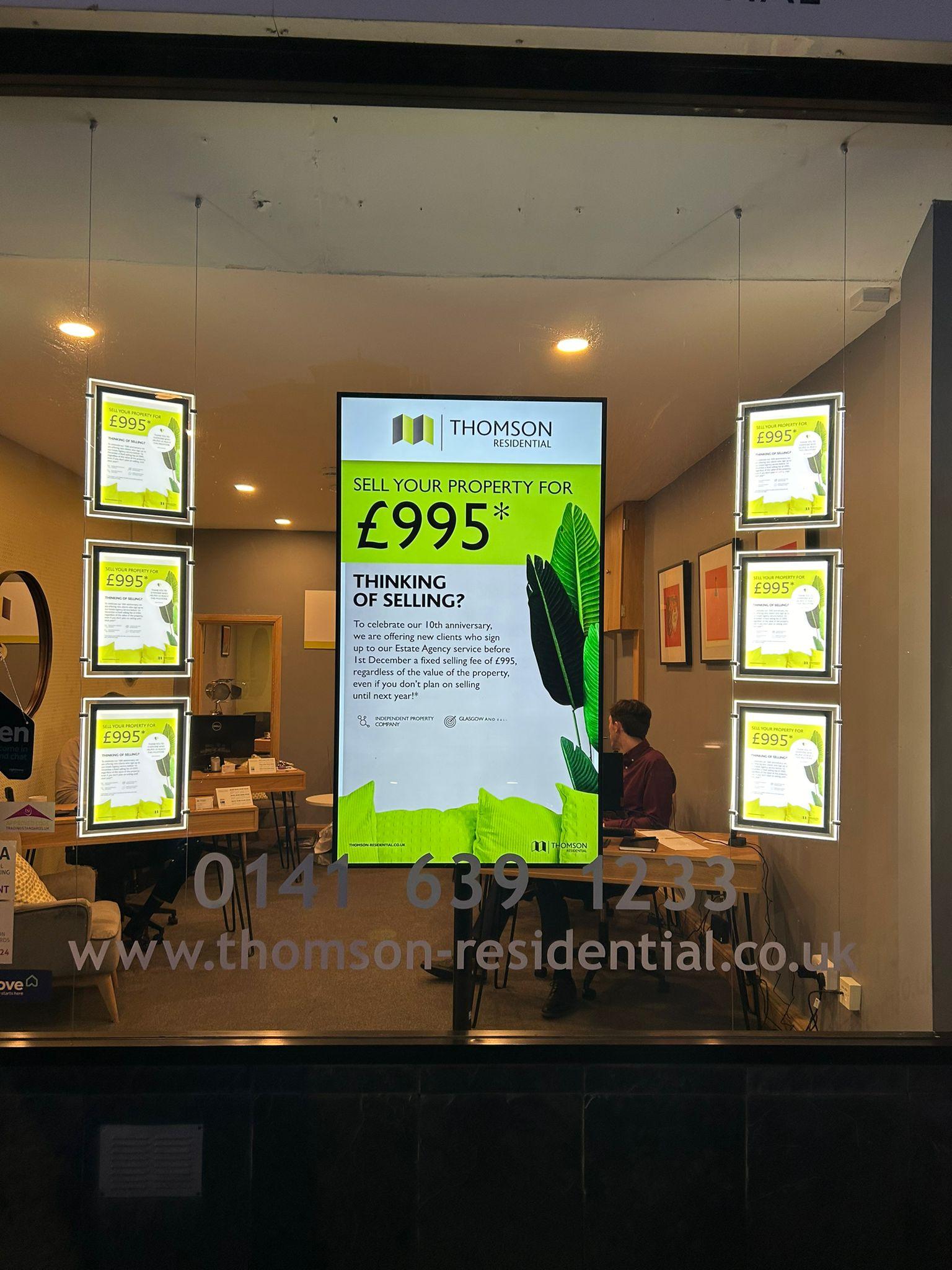 Estate Agent Digital Signage banner